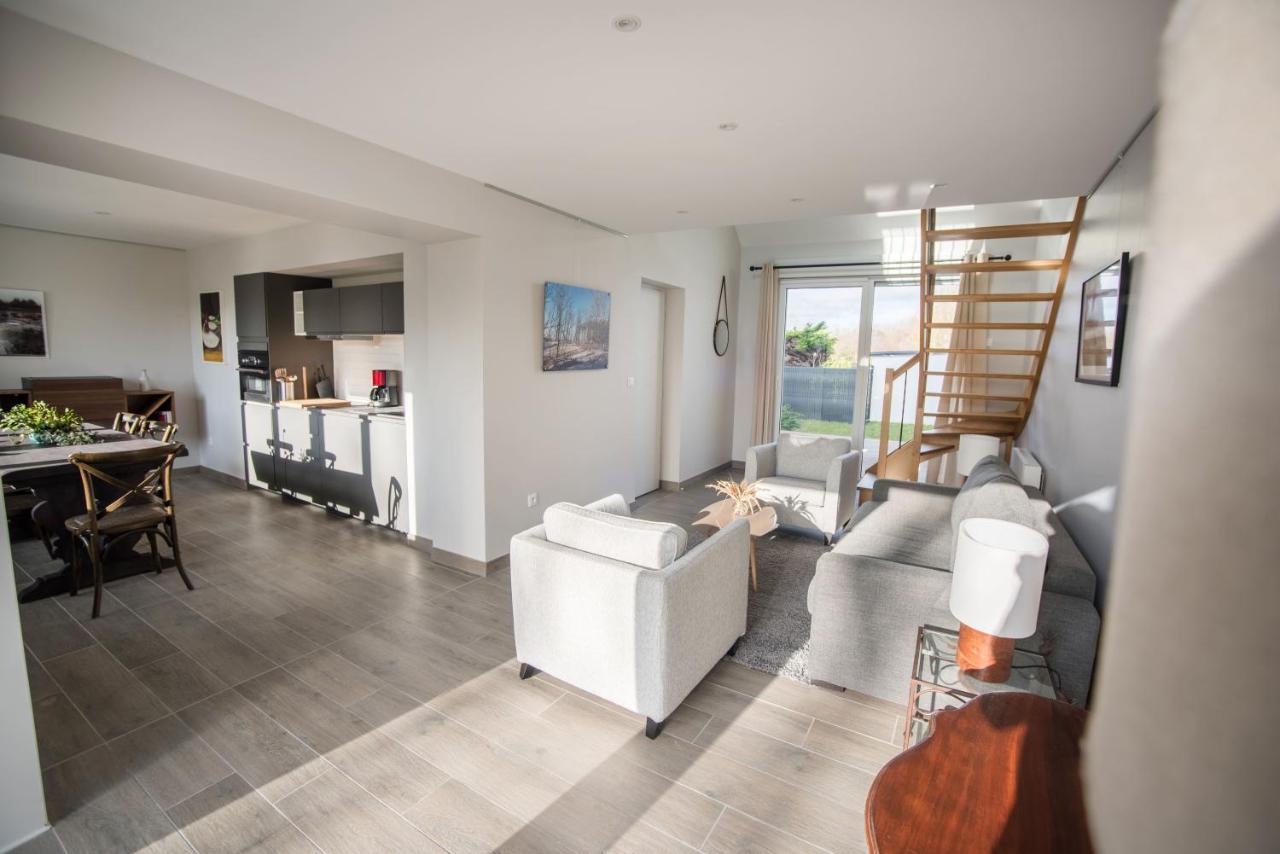 Salicorne Villa rénovée à l'orée de la zone naturelle Groffliers Esterno foto
